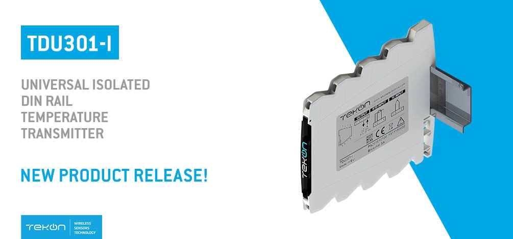 TDU301-I - UNIVERSAL TEMPERATURE ISOLATED DIN RAIL TRANSMITTER