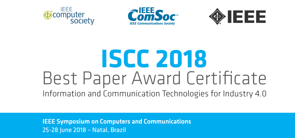 New Wireless Gateway for Industrial IoT received Best Paper Award 