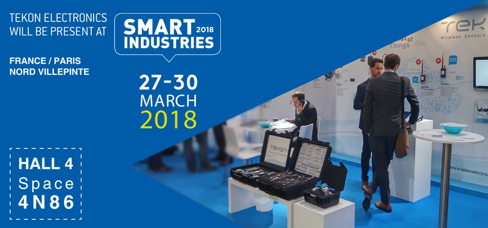 VISIT US AT THE SMART INDUSTRIES TRADESHOW, FROM 27-30 MARCH 2018