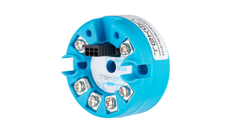 THM501 - Transmissor de temperatura PT100 de cabeça com saída Modbus RTU