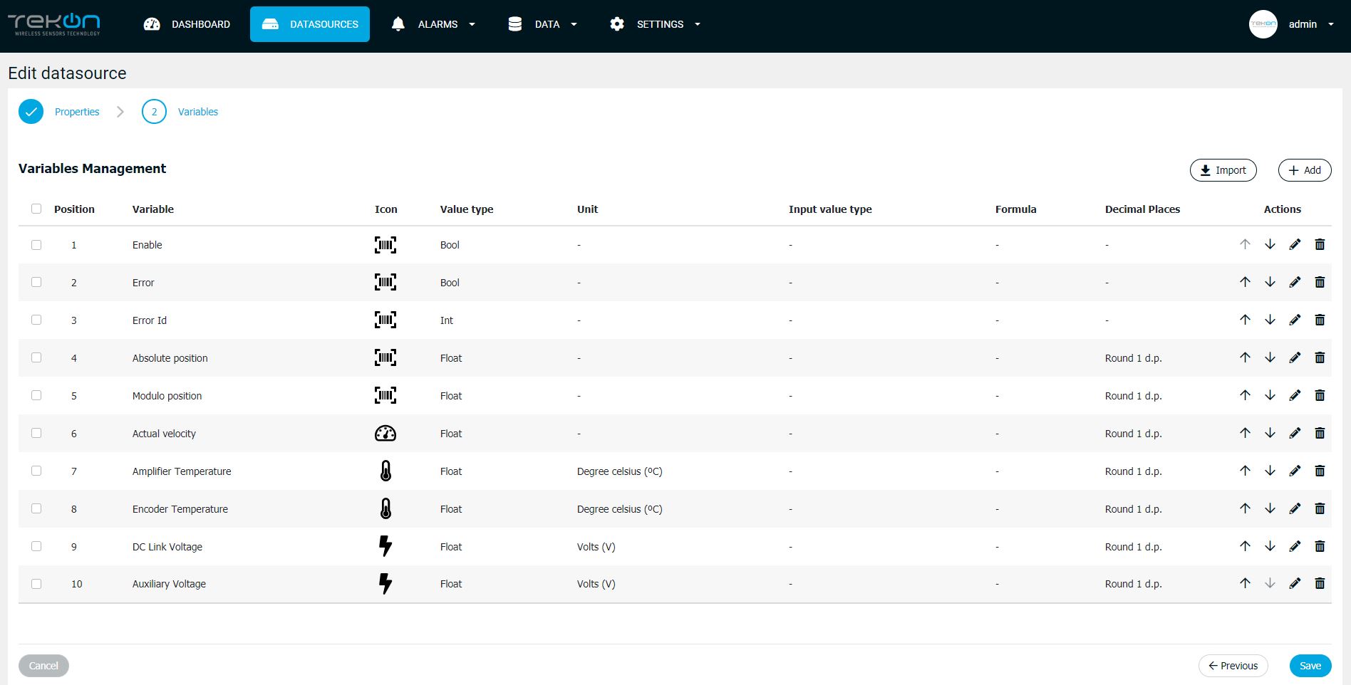 beckhoff integration Tekon IoT Platform datasource